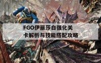 FGO伊丽莎白强化关卡解析与技能搭配攻略