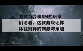 喜欢百合和SM的玩家们必看，这款游戏让你体验别样的刺激与乐趣！