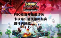 FGO夏日开拓最终关卡攻略：通关策略与实用技巧详解