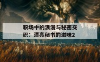 职场中的浪漫与秘密交织：漂亮秘书的滋味2