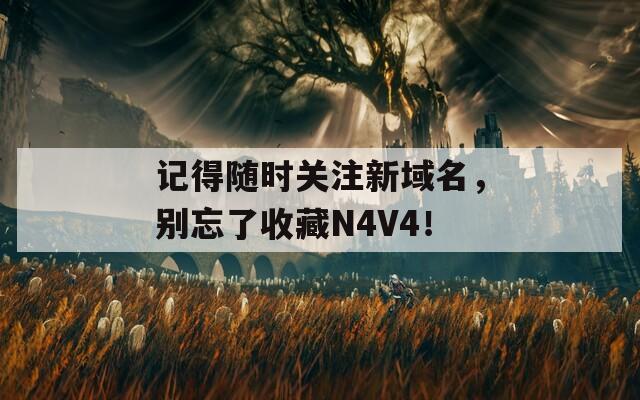 记得随时关注新域名，别忘了收藏N4V4！