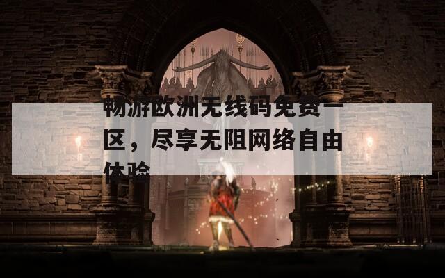 畅游欧洲无线码免费一区，尽享无阻网络自由体验