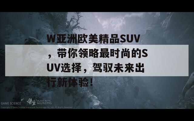 W亚洲欧美精品SUV，带你领略最时尚的SUV选择，驾驭未来出行新体验！