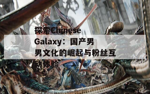 探索Chinese Galaxy：国产男男文化的崛起与粉丝互动体验